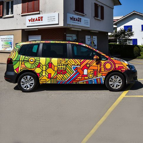 Vehicle Graphics Car Wraps Auto Decals Car Magnets Van Signwriting Swi