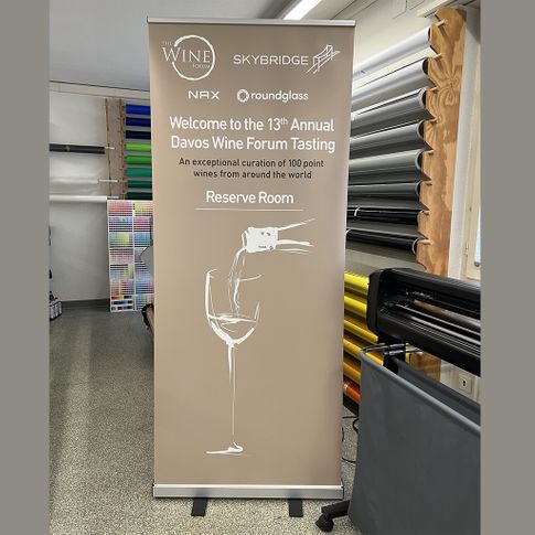 Roll Up Banner Pull Up Banners RollUp Retractable Banners Zug Zurich (